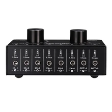 Commutateur 6 en 2 sorties ou 2 en 6 pour casque d'écoute, commutateur de sélection de Signal de Source de son stéréo, Interface avec Des 3.5mm