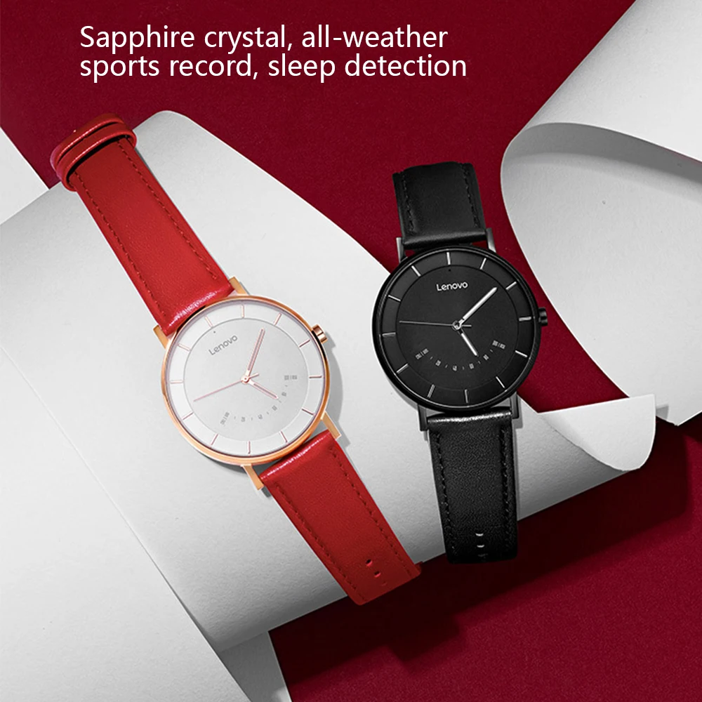 Lenovo Watch S смарт часы модные кварцевые часы интеллектуальное напоминание 50 м водонепроницаемый длительный срок службы батареи спортивные умные часы