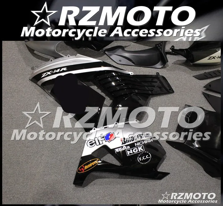 ABS мотоцикл обтекатель комплект для KAWASAKI ZX-14R 2006-2011 год кузов литьевая форма Магазин № 2095