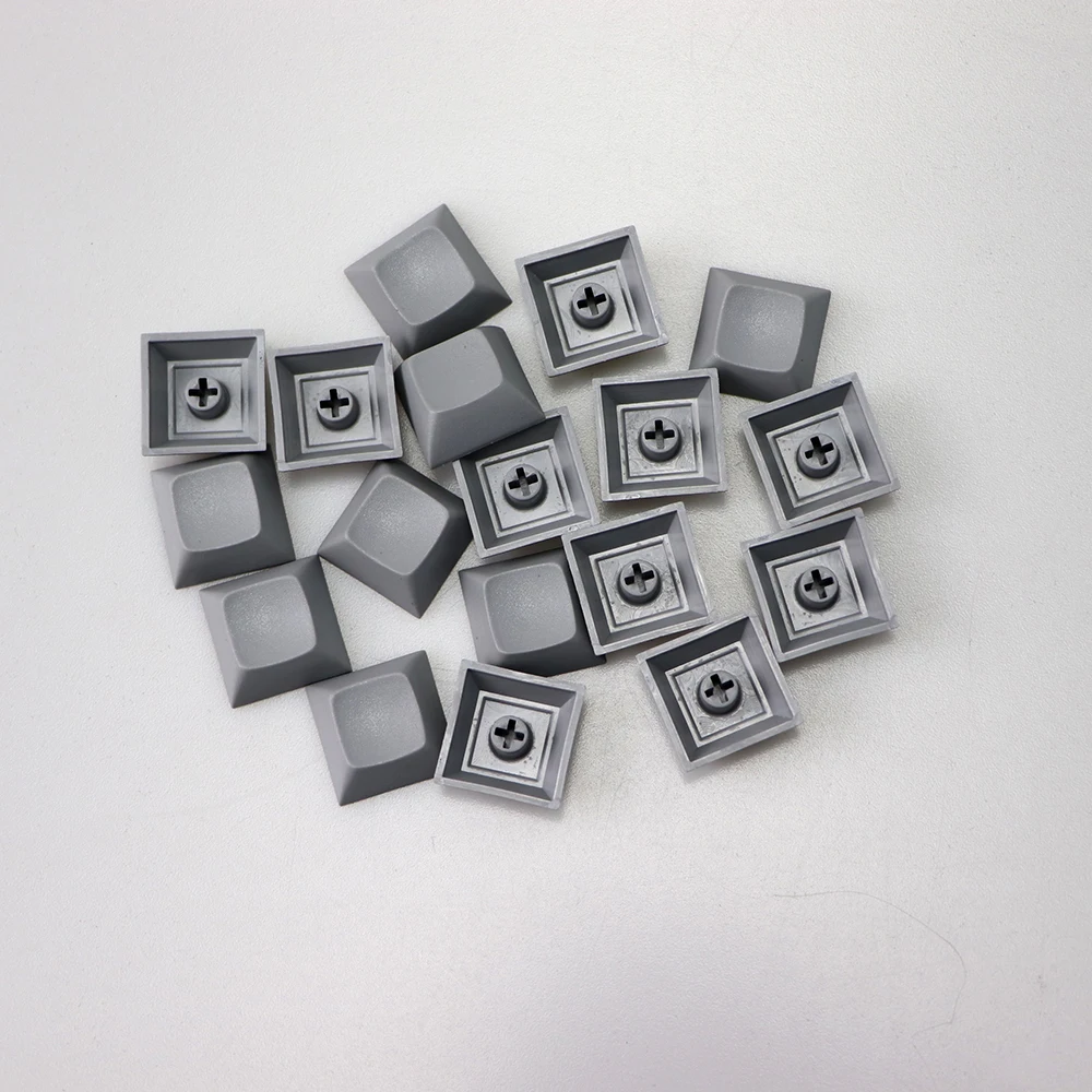 Pbt dsa Keycap 1u смешанный цвет черный белый серый фиолетовый колпачки для игр