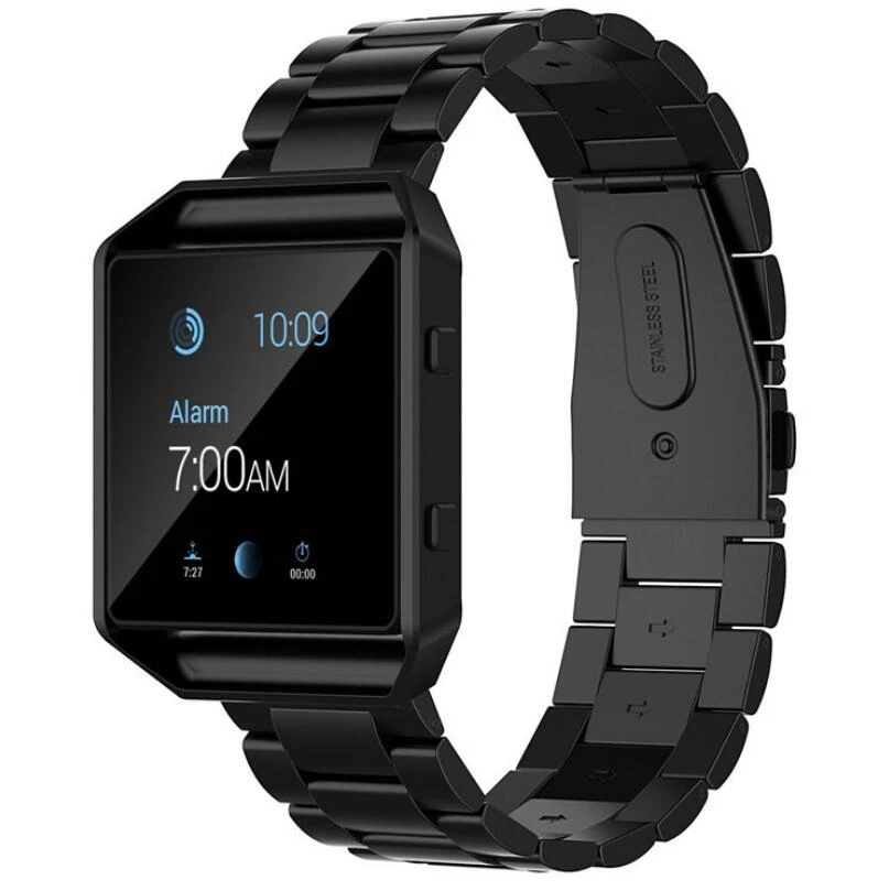 Repuesto de correa de de acero inoxidable Fitbit Blaze, accesorios de pulsera clásica|Accesorios - AliExpress
