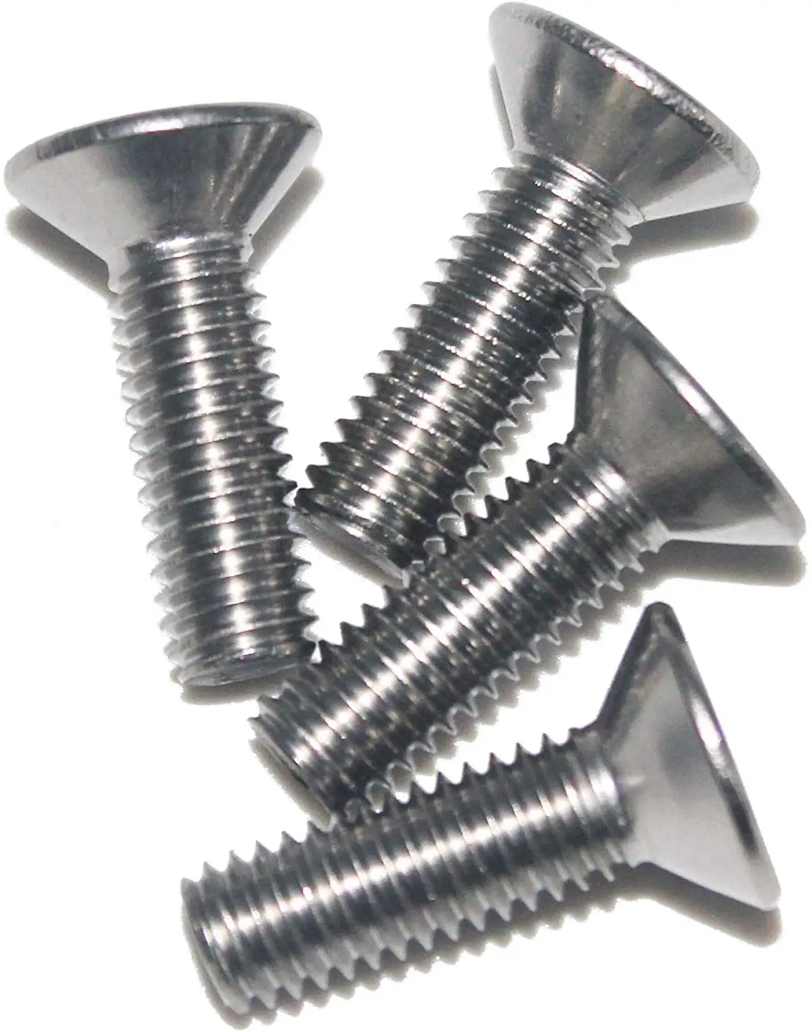 

Fullerkreg 18-8 Stainless Steel Hex Drive Flat Head Screw M6 x 1 mm Thread, 16 mm Long,Packs of 25