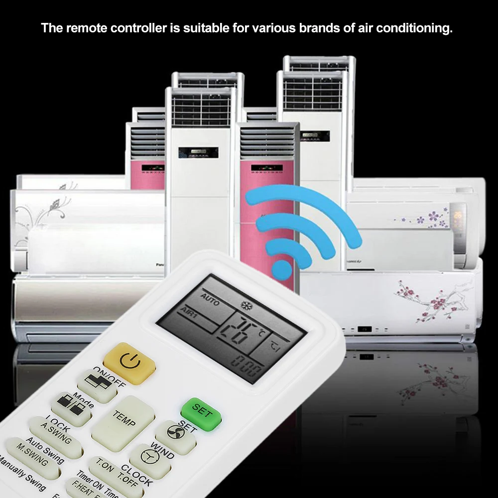 

Universal Air Conditioner Remote Control LCD Screen A/C Conditioning Controller for HAIER Midea LG TCL FUJITSU SHARP
