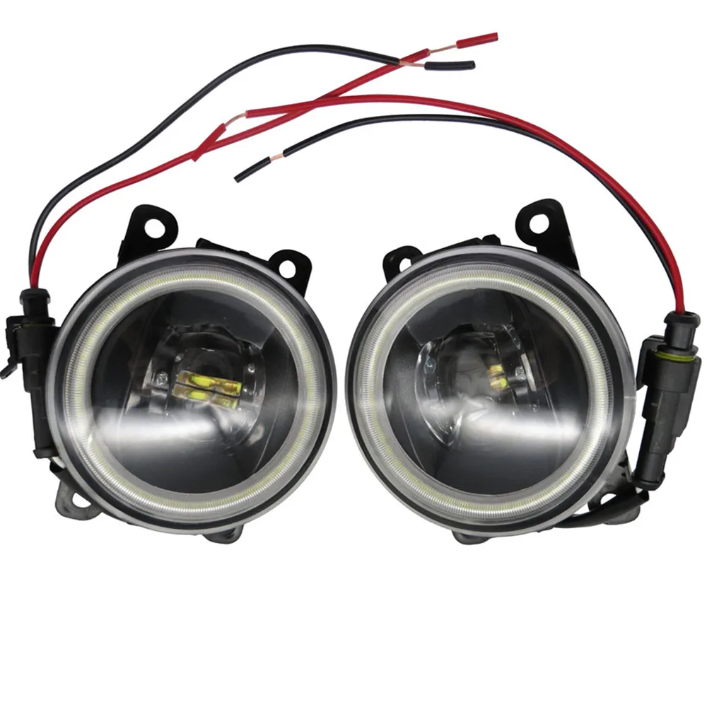 Malcayang Car Styling LED Fog Light Angel Eye Daytime Running DRL For Land Rover Range Sport Freelander Discovery | Автомобили и
