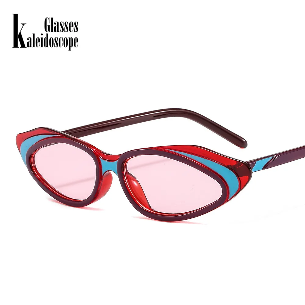 

New Small Frame Tricolor Sun Glasses Women's Sunglasses Ladies Cat Eye Eyewears Outdoor Shading Sunglass Eyeglasses