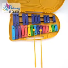 Orff Инструменты стиль 25 звуковое алюминиевое пианино детский сад раннее образовательное обучение помощь Glockenspiel стук пианино