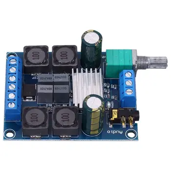 

Hot 3C-2x50W TPA3116D2 Dual Channel Stereo Digital Amplifier Board DC 4.5-27V Class D