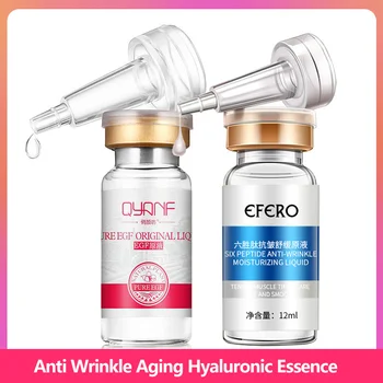 

Moisturizing Serum for Face Essence Six Peptides Hydrating Anti Wrinkle Face Skin Whitening Cream Repair Pores Scar Acne Removal