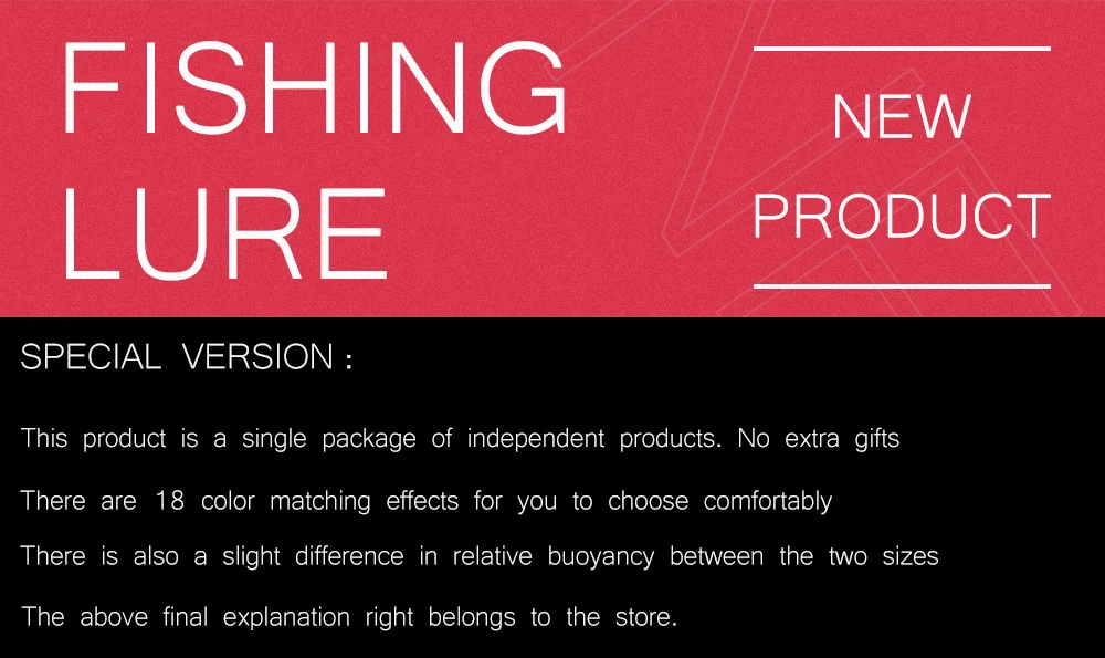 Description Picture 3 of itemFISH KING Mandula Fishing Lure Soft Lure Foam Bait Swimbait Wobbler Bass Pike Lure Minnow Insect Artificial Baits Fishing Tackle