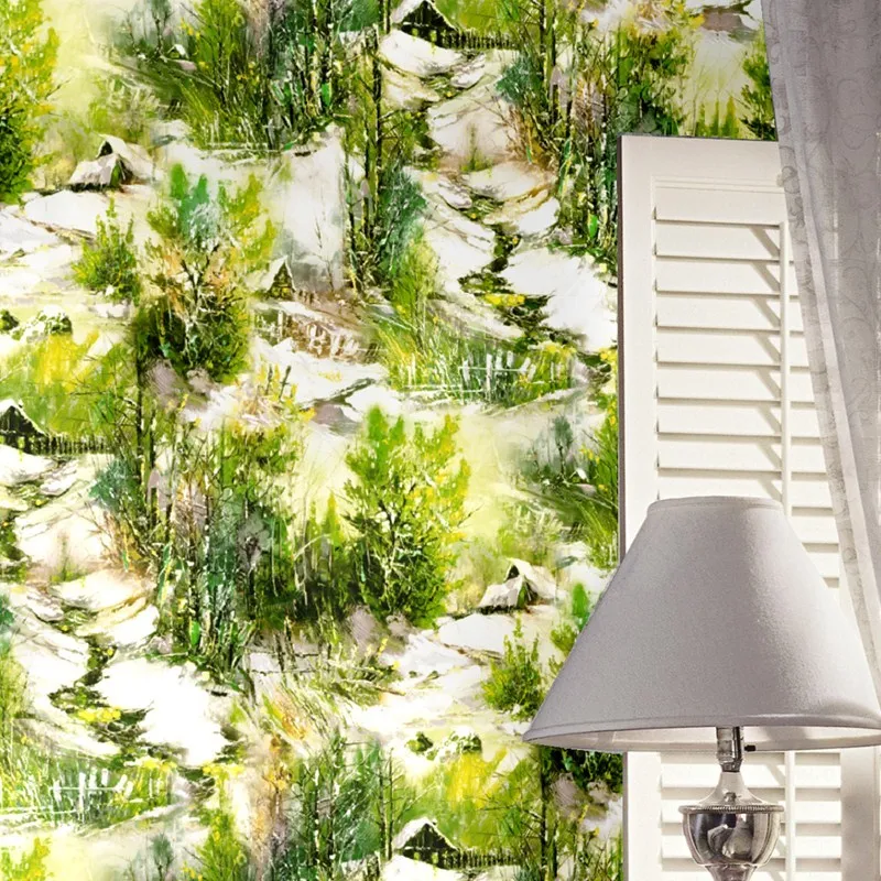 

Painting Improvement Watercolor Oil Home Abstract Wall Paper Roll Waterproof Contact Paper Papel Mural Vinilo Pared Behang