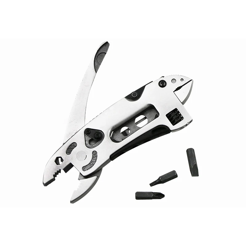 Pocket Multitool Pliers Multitul Pocket Knife Screwdriver Set Kit Mini Adjustable Wrench Multifunctional Pliers Camping Tools