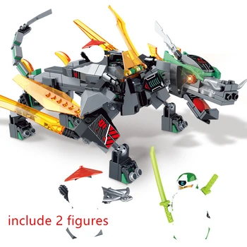 

New 2020 Ninjagoed Empire Dragon Building Blocks Kit Bricks Classic Movie Ninja Model Kids Action Toys For Children Gift