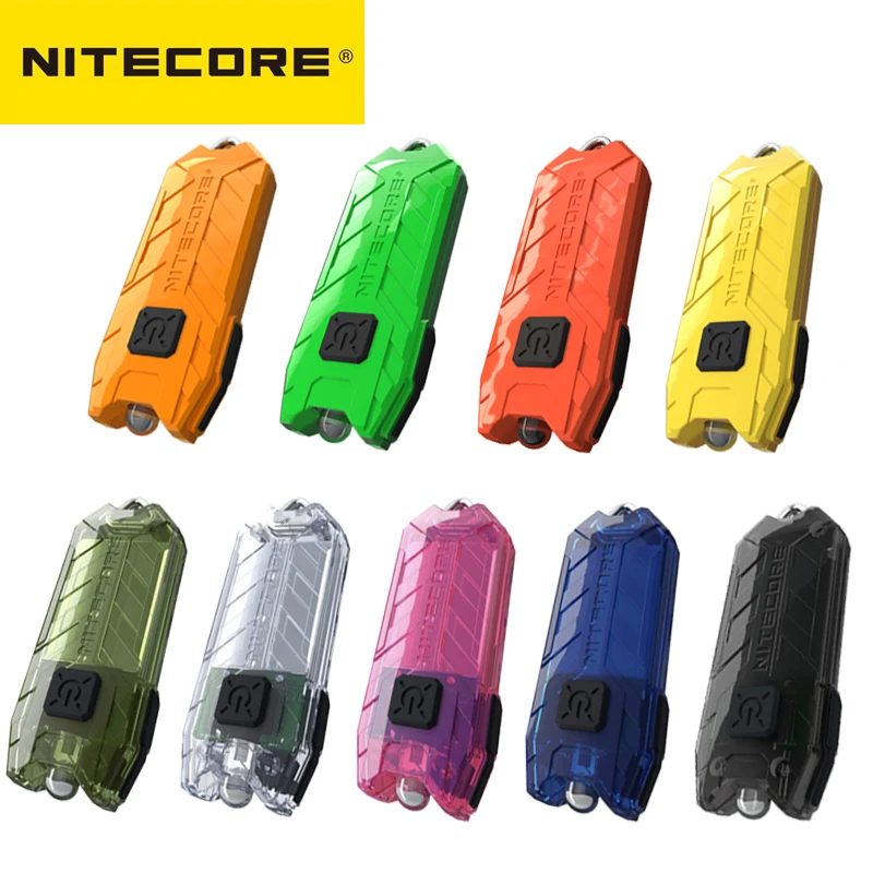 NITECORE вспышка светильник трубки Портативный светильник Вес USB Перезаряжаемые EDC эксклюзивная карманная вспышка светильник Водонепроницаемый мини красочный брелок лампа