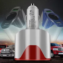 Useful Phone Accessories 12/24V Car Charger Dual USB Ports QC3.0 Fast Charging Lighter Auto Charger Adapter meizu mu11 36w dual usb ports fast charging travel charger