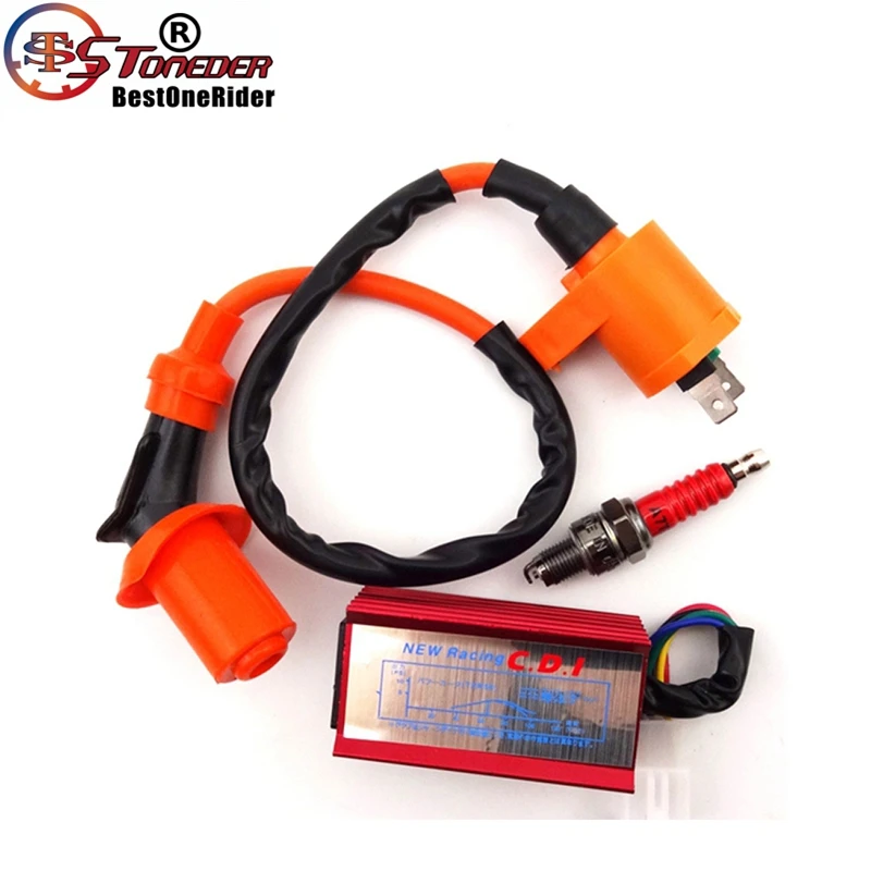 STONEDER катушка зажигания Свеча зажигания 5 Pin AC CDI Коробка для 50cc-160cc двигателя XR50 CRF50 китайский питбайк