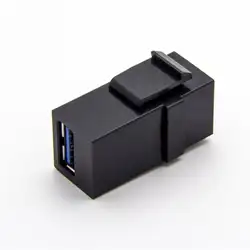 2 шт. USB 3,0 Женский к женскому удлинителю Keystone переходник для гнезда миниджек соединитель адаптер конвертер LX9A