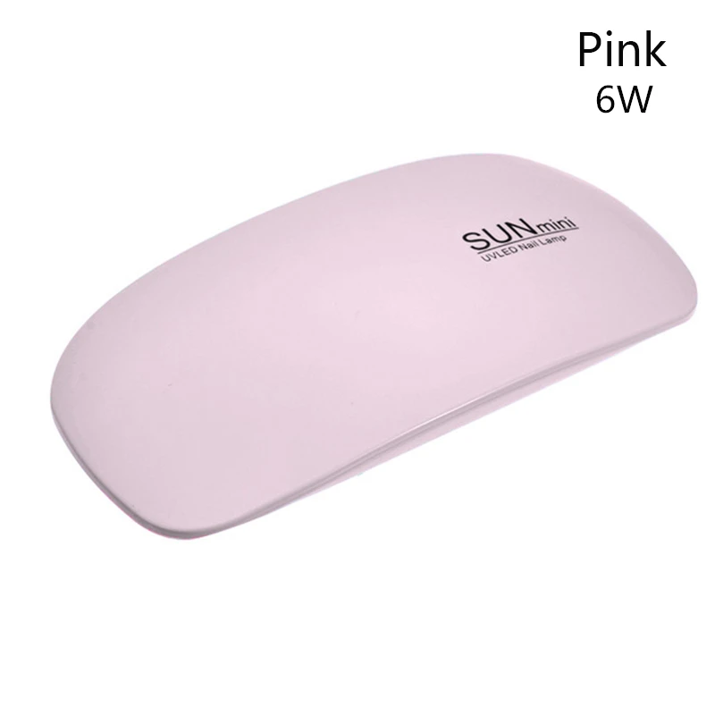 6 Вт/24 Вт/30 Вт/36 Вт розовая УФ-лампа для ногтей, УФ-светодиодный светильник для сушки ногтей, usb-кабель, ледяная лампа, быстрая Сушилка для ногтей, гелевая отверждающая машина - Цвет: 6W