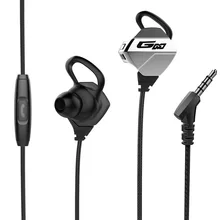 G10 новые профессиональные игровые наушники с двойным микрофоном 3,5 мм проводные наушники-вкладыши для мобильного телефона ПК ноутбука