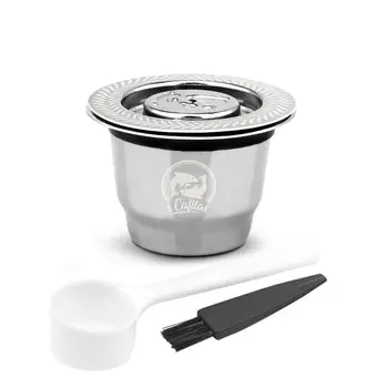 

Reusable Capsules-Stainless Steel Refillable Pods for Nespresso Machines