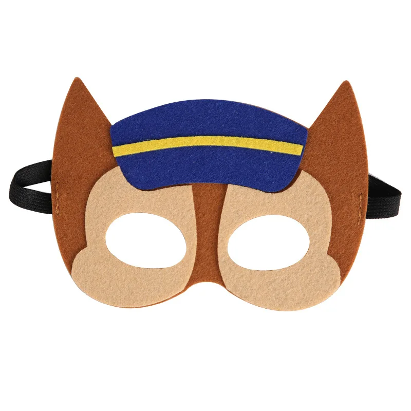 chase Paw Patrol набор игрушек маска плащ косплей мультфильм paw patrol подарки на день рождения Рождество Хэллоуин вечерние декоративные детские игрушки - Цвет: chase
