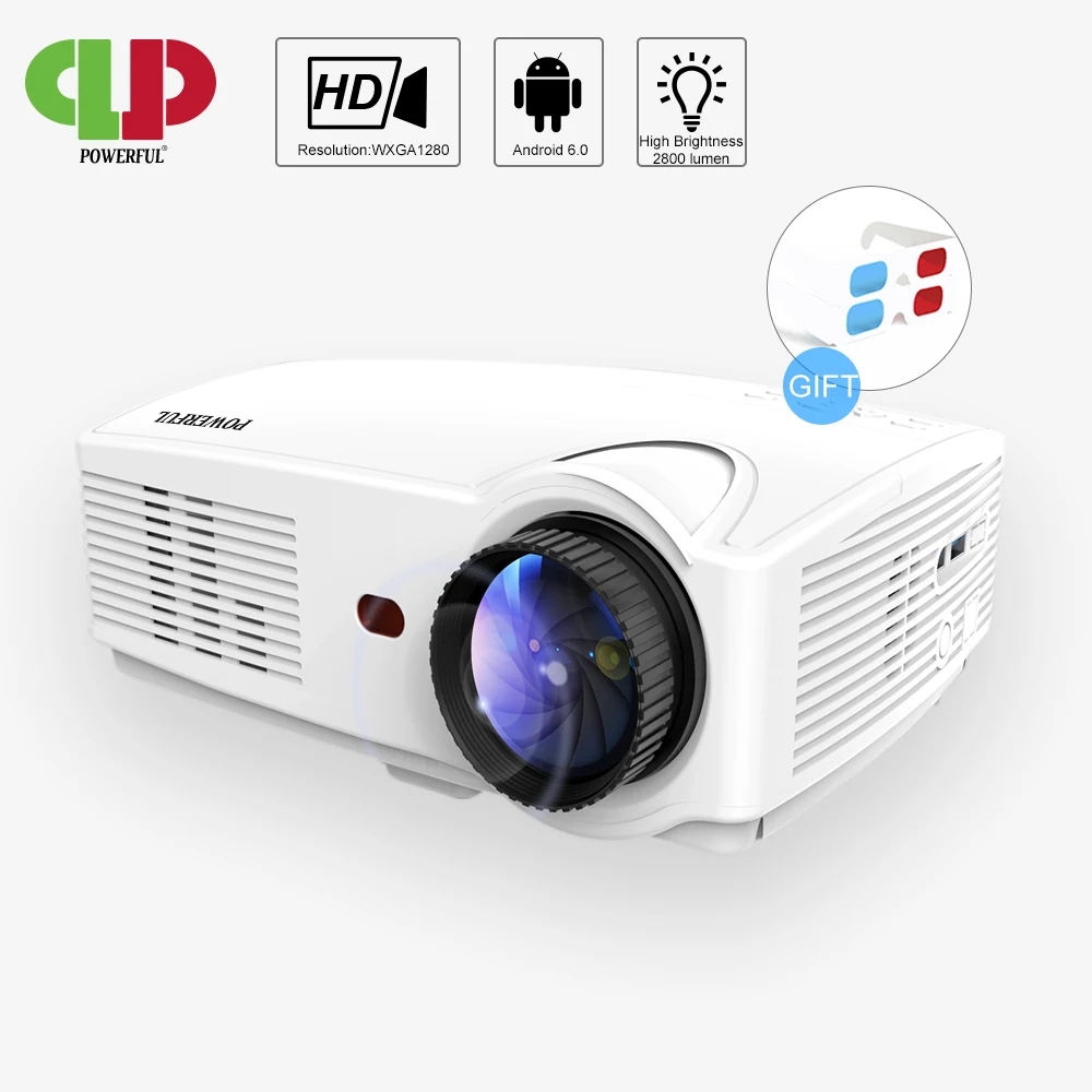 Мощный 4k Full HD 1280P проектор SV 328 Android 7 0 светодиодный мини wifi смартфон медиаплеер