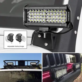 

New 7 Inch Led Light Bar Offroad Spot Work Light 18W Barre Led Working Lights Beams Car Accessories For Truck ATV 4x4 SUV 12V