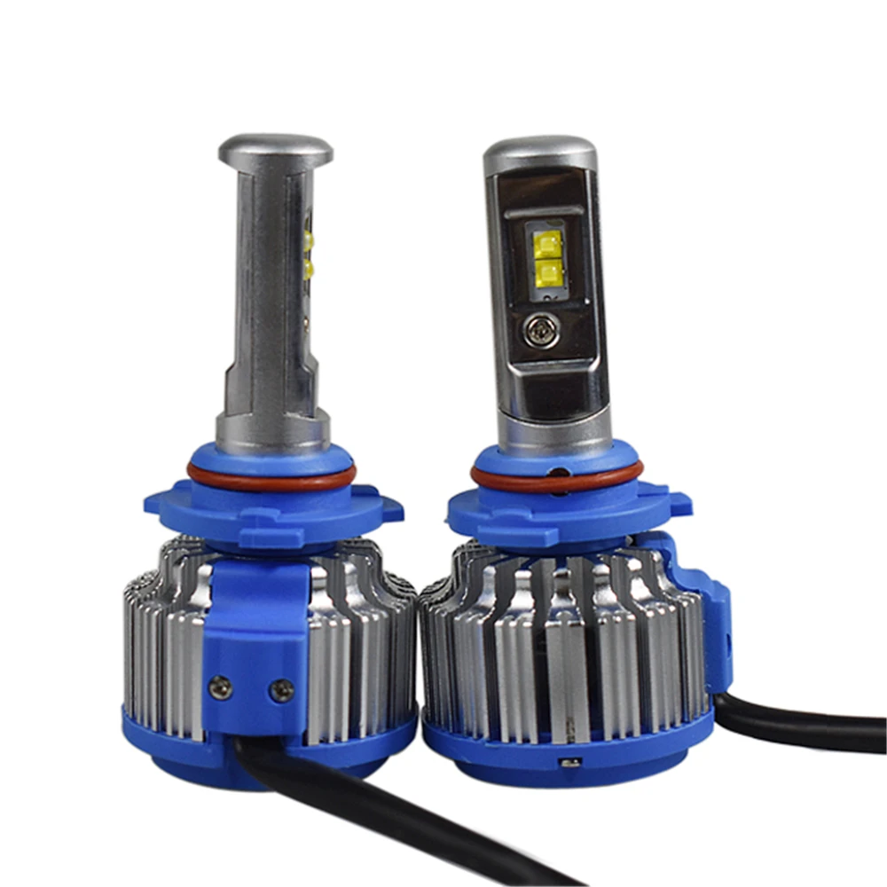 2 шт. T1 Led H1 H3 H4 H7 H11 H13 9004 9005 9006 9007 881 Автомобильная фара противотуманная фара 35 Вт 3500LM автомобильная лампа белый 6000K