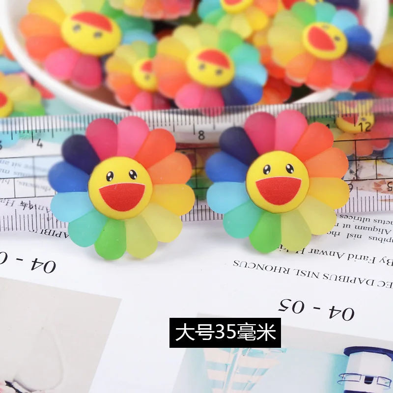 Большая яркая глина 35 мм в виде цветка солнца суперсветильник кие Подвески