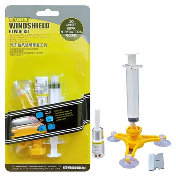 

Hot Injector Windshield Polishing Tool DIY Styling Quick Door Windscreen Repair Set Crack Fixing Auto Sealing Car Protective Gla