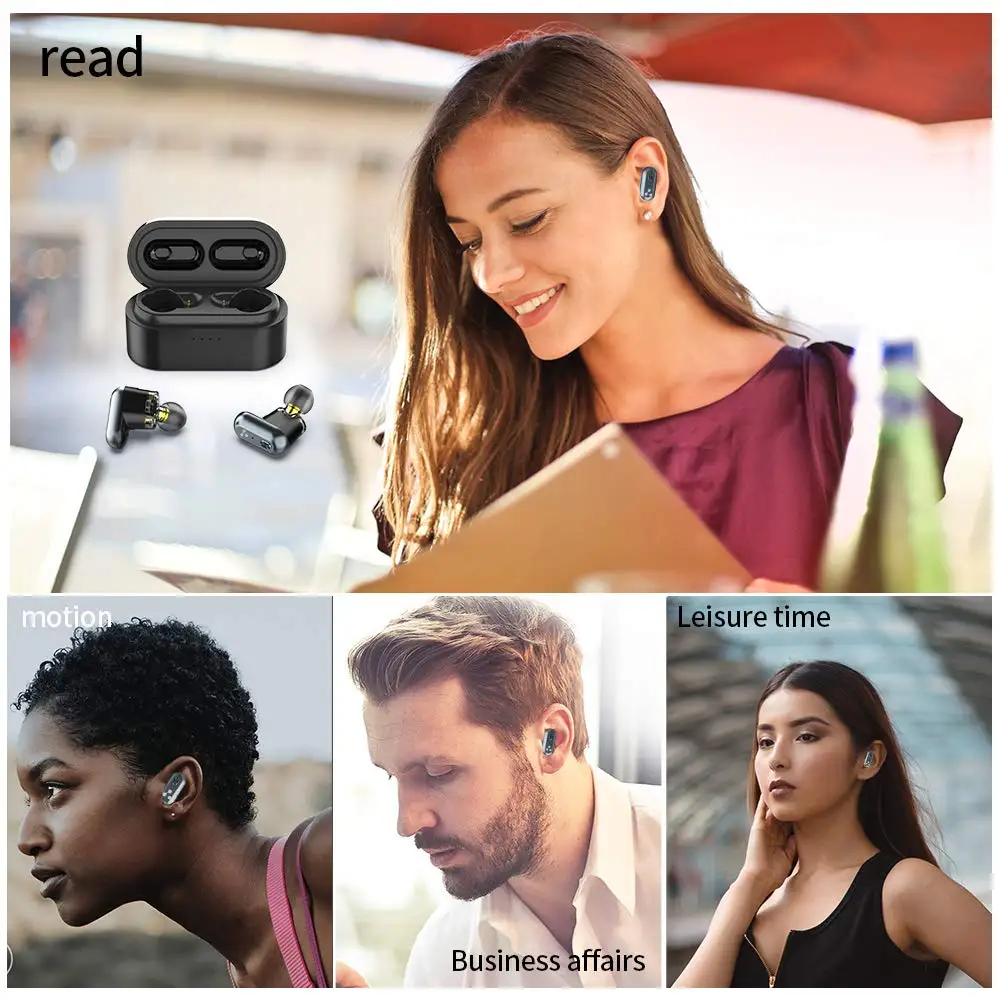 2024 SYLLABLE S101 TWS of QCC3020 Chip Strong bass Headset S101 Sports Earphones 10 hours True Wireless Stereo Earbuds 500mah