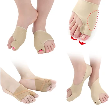

1pair Big Toe Separator Hallux valgus correction of the thumb Straightener Big Bone Bunion Corrector Silicone Pedicure Tools