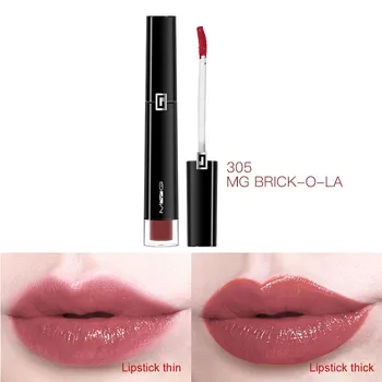 

MYG Moisturizing lip gloss waterproof Liquid lipstick long-lasting red nude lip gloss Professional lip cosmetics drop ship