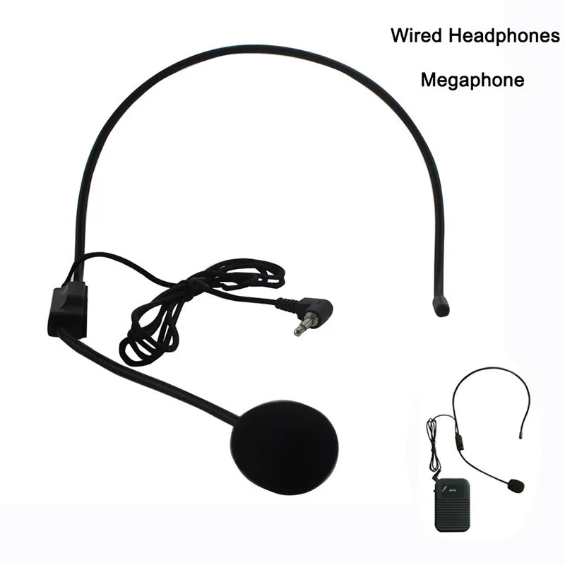 

CARPRIE New Wired Headphones Megaphone Microphone Loudspeakers Wear headphones