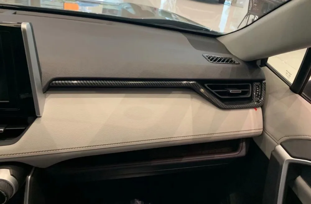 4 шт. ABS углеродное волокно для Tesla модель S внутренняя ручка коробка рамка отделка Модифицированная внутренняя отделка Аксессуары для стайлинга автомобилей