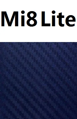 Mi 8 Lite- purple Наклейка для телефона s для Xiaomi mi 8 SE градиентная цветная 3D пленка из углеродного волокна наклейка для Xiaomi mi 8 Lite mi 8 mi 8SE защита для задней панели - Цвет: Mi 8 Lite- purple