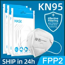 CE FFP2 маска 5 слоев респиратор Kn95Mask уход за кожей лица Безопасность защитный KN95 Маски Рот фильтр многоразовые FPP2 FPP3 FFP3