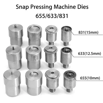 

2019 New 4pcs/ Set Snap Button Dies Mould Set Hand Pressing Machine Replacement Parts L9 #2