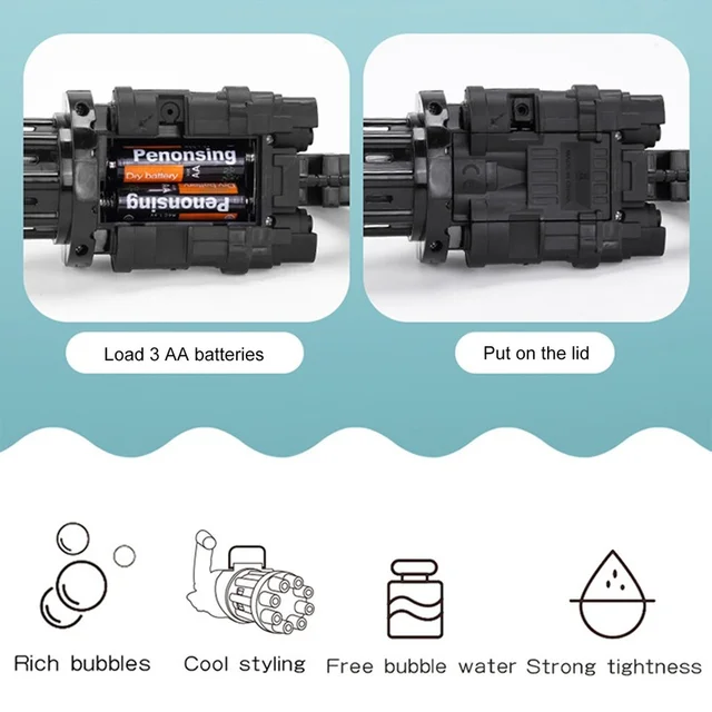 Children Bath Toys Bubble Machine Toys for Kids Plastic Machine Fun Outdoor Toy  Bubbles for Kid Bubbles for Boy Girl Toys Gift 5