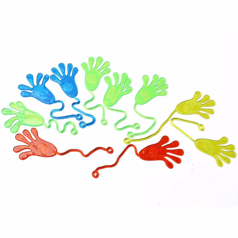

10pcs Birthday Gift Party Favors Supplies Sticky Hands Slap Squishy Toy Play Pinata Fillers Treat Bag Wedding Favors and Gifts