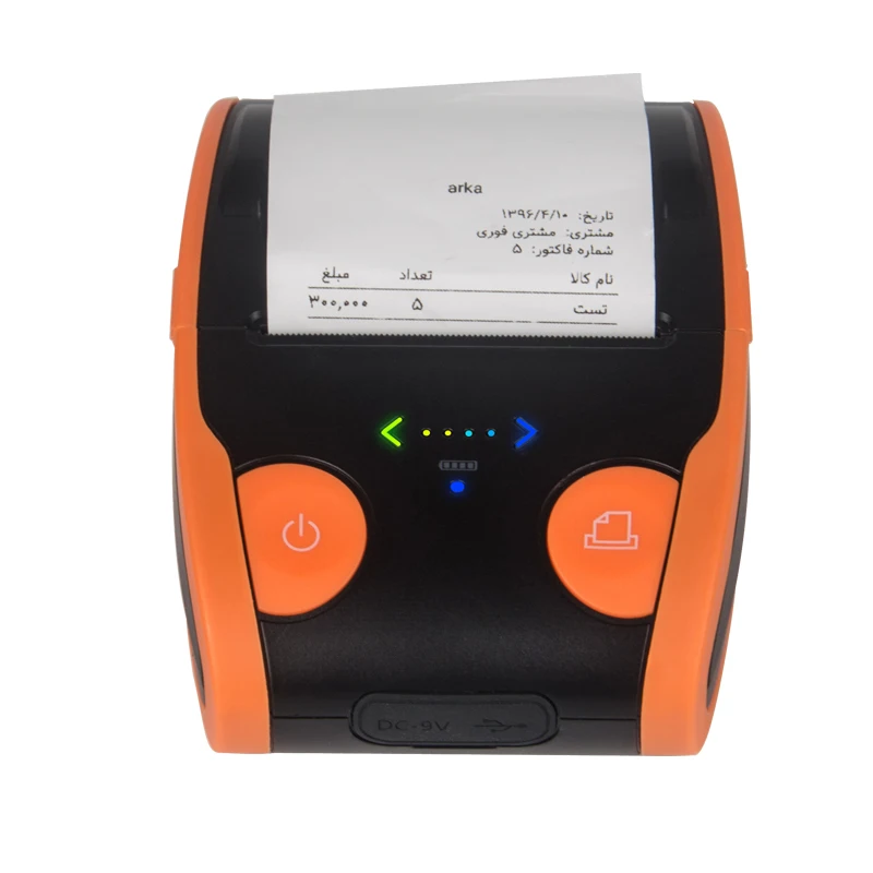 Drukarka z odbiornikiem bluetooth Mini kieszonkowy 58mm rolka papieru mini przenośna drukarka kodów kreskowych dla systemu Android Windows IOS Drukarka z odbiornikiem bluetooth Mini kieszonkowy 58mm rolka papieru mini przenośna drukarka kodów kreskowych dla systemu Android Windows IOS