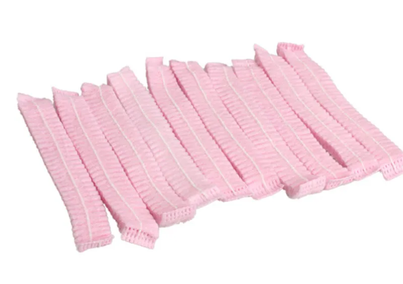 10Pcs Disposable Cap Hat Dust-proof Strip Hood Beauty Salon Cap Protection Cap Bathroom Supplies Eyebrow Tattooing Catering Hat 4