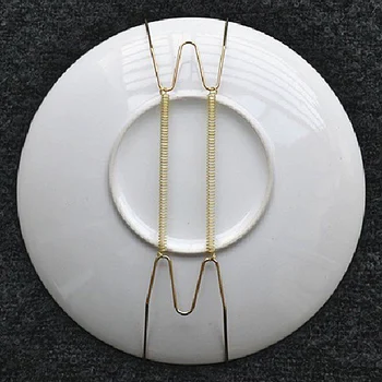 

New 12 inch New Crezctive Wall Display Plate Dish Hangers Holder For Home Decor Dismountable Hook