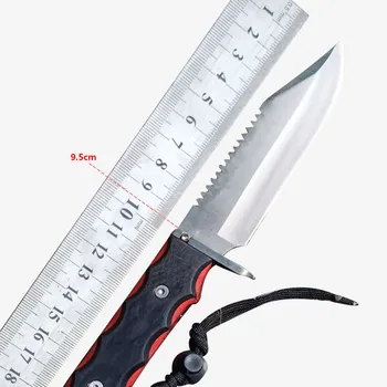 

Hunting Outdoor Knife High Hardness 7Cr13 Straight Knife Sharp Self-defense Survival Straight Knife