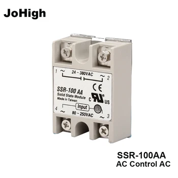 

JoHigh 1 Piece 100A Small Size relay module SSR100AA AC Control