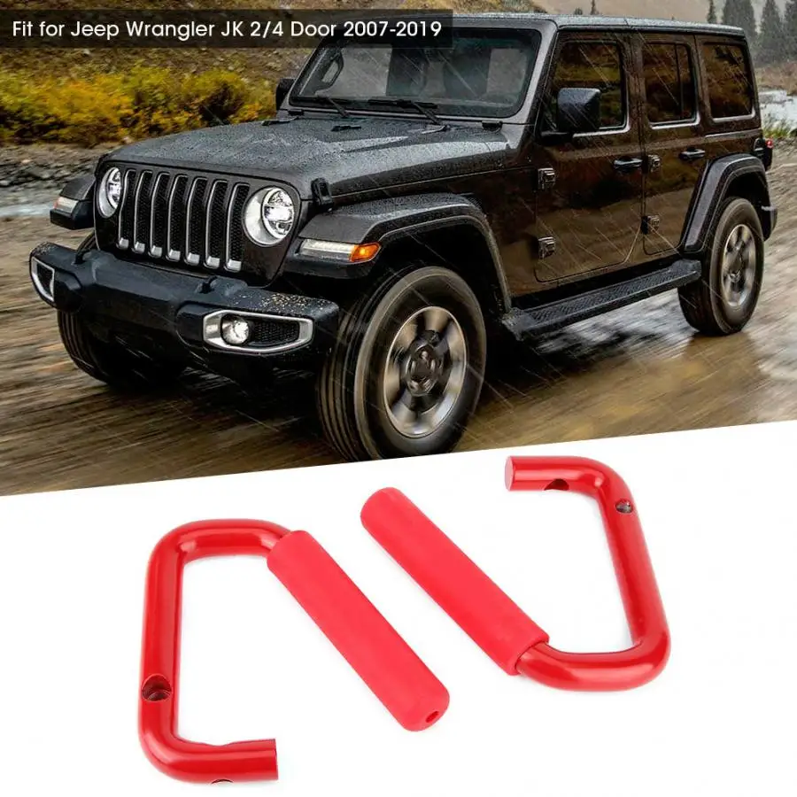 Противоскользящие передние ручки из алюминиевого сплава для Jeep Wrangler JK 2/4 двери 2007- автомобильные аксессуары