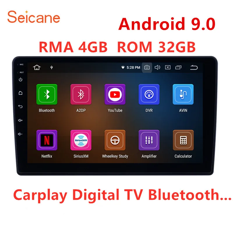 Seicane Carplay 4 Гб ОЗУ gps Радио Android 9,0 автомобильный мультимедийный плеер для 2011- Лада гранта с поддержкой Bluetooth цифрового ТВ