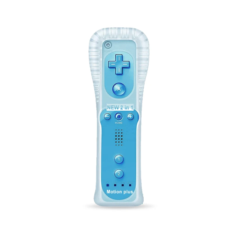 2 in 1 For Nintendo Wiimote Built in Motion Plus Inside Remote Gamepad Controller For Wii Controller For Wii remote and nunchuck 