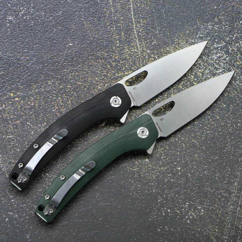 CH3530-G10 складной нож D2 лезвие G10 Ручка Кемпинг Открытый выживания Фрукты Карманный кухонный нож для резки мясника EDC