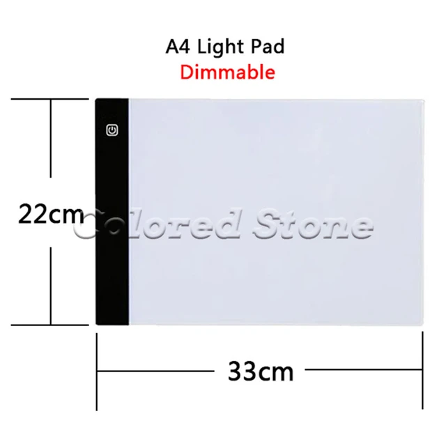 A3/A4 LED Drawing Tablet Diamond Painting Light Pad Board Diamond Painting  Accessories Tool Kits Diamond Embroidery - AliExpress