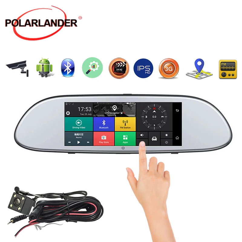 Gps Android автомобильный монитор bluetooth MP4 сенсорный экран